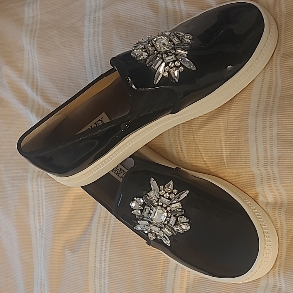Badgley Mischka Jeweled Sneakers